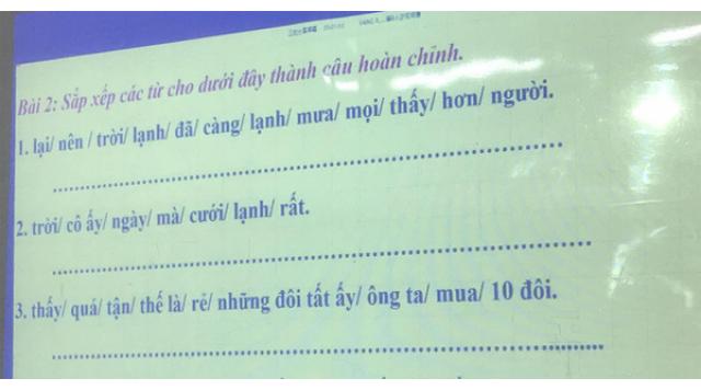 Choáng với bài tập Tiếng Việt của sinh viên Trung Quốc, nhiều dân mạng cũng căng não để giải đề